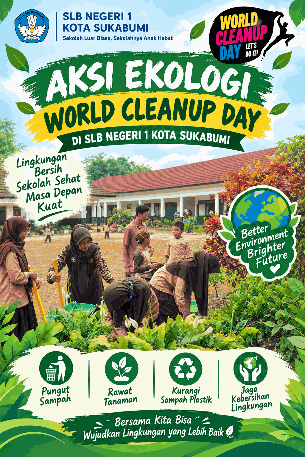 AKSI EKOLOGI WORLD CLEANUP DAY 2026